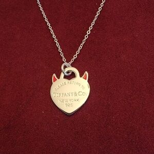 Tiffany & Co. Silver Heart Necklace